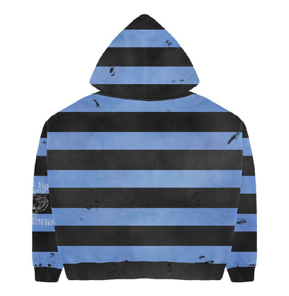 MORAL PANIC ZIPUP BLUE/BLACK
